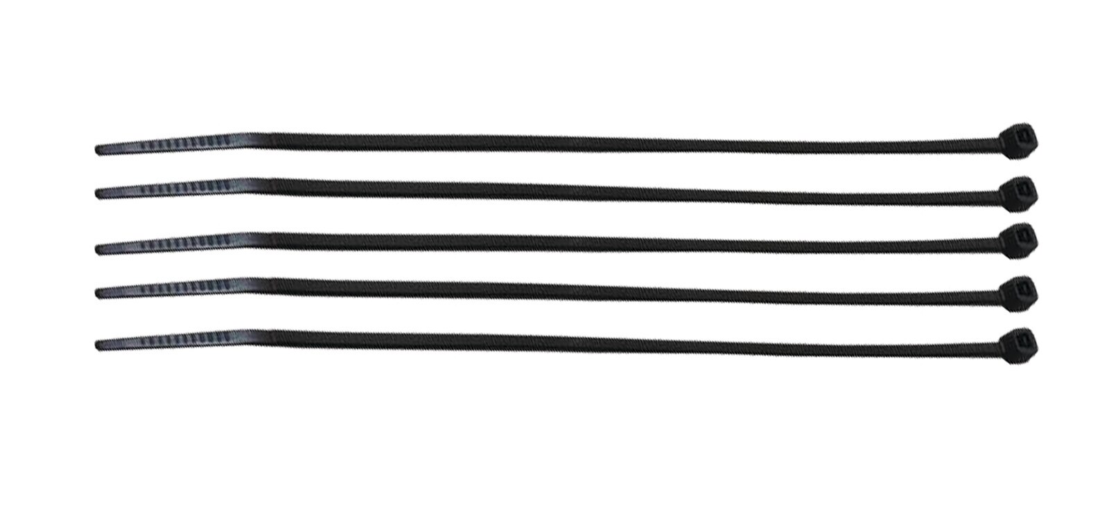 Black Plastic Tie Wraps for Fence Crowns